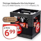 Vita Cola Original im Angebot bei GLOBUS in Glauchau Vita Cola Original Angebote von Thüringer Waldquelle bei GLOBUS Glauchau für 6,99 €