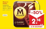 Stieleis von Magnum im aktuellen Netto Marken-Discount Prospekt für 2,74 €