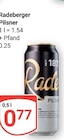Pilsner Angebote von Radeberger bei GLOBUS Gießen für 0,77 €