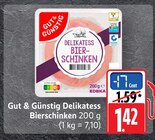 Delikatess Bierschinken bei EDEKA im Prospekt "" für 1,42 €