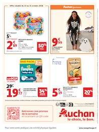 Prix et réduction Couches dans le prospectus Auchan Hypermarché en cours Offre Couches dans le catalogue Auchan Hypermarché du moment à la page 56