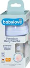 Premium Babyflasche blau, 280 ml von babylove im aktuellen dm-drogerie markt Prospekt für 4,95 €