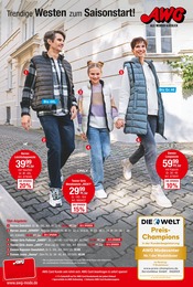 AWG Prospekt für Hanau mit 16 Seiten AWG Prospekt für Hanau: "Trendige Westen zum Saisonstart!", 16 Seiten, 16.09.2023 - 30.09.2023