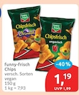 Chips von funny-frisch für 1,19 € bei budni im Angebot Chips von funny-frisch im aktuellen budni Prospekt