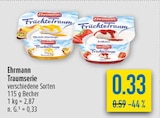 Pfirsich-Maracuja oder Erdbeere Angebote von Ehrmann bei diska Pirna für 0,33 €