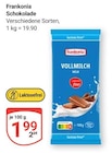 Schokolade im Angebot bei GLOBUS in Völklingen Schokolade Angebote von Frankonia bei GLOBUS Völklingen für 1,99 €