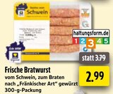 Frische Bratwurst im Angebot bei EDEKA in Gelsenkirchen Frische Bratwurst Angebote bei EDEKA Gelsenkirchen für 2,99 €