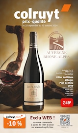 Catalogue Supermarchés Colruyt en cours à La Chaulme et alentours, "Foire aux vins AUVERGNE, RHÔNE-ALPES", 4 pages, 25/09/2024 - 13/10/2024