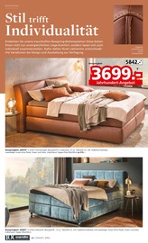 Boxspringbett im Segmüller Prospekt in Mannheim Aktueller Segmüller Prospekt mit Boxspringbett, "Bestes Handwerk seit 1925", Seite 22