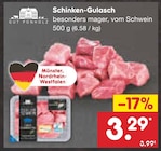 Aktuelles Schinken-Gulasch Angebot bei Netto Marken-Discount in Solingen (Klingenstadt) ab 3,29 €