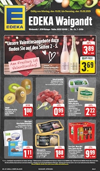 Aktueller EDEKA Prospekt "Wir lieben Lebensmittel!" Seite 1 von 24 Seiten für Kitzingen