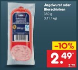Aktuelles Jagdwurst oder Bierschinken Angebot bei Netto Marken-Discount in Erfurt ab 2,49 €