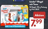 Riegel mit Tasse von Kinder im aktuellen ALDI SÜD Prospekt für 7,99 €
