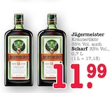 Kräuterlikör 35% Vol. Angebote von Jägermeister bei E center Karlsruhe für 11,99 €