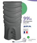 Récupérateur d’eau 550 L - EDA Plastiques - Mr.Bricolage à Saint-Nazaire Récupérateur d’eau 550 L - EDA Plastiques en promo chez Mr.Bricolage Saint-Nazaire à 99,90 €