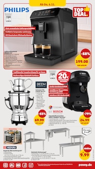 Kaffeevollautomat im aktuellen Penny Prospekt (Hildesheim) Kaffeevollautomat im Penny Prospekt "Wer gĂĽnstig will, muss Penny." mit 46 Seiten (Hildesheim)