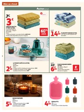 Promos Plaid dans le catalogue "BIEN AU CHAUD" de Auchan Hypermarché Plaid en promo dans le catalogue Auchan Hypermarché à la page 6