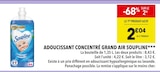 Adoucissant Concentré Grand Air*** - Soupline - Supeco Adoucissant Concentré Grand Air*** - Soupline à 2,04 € dans le catalogue Supeco