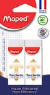 2 Gommes Technic - MAPED en promo à 0,57 € chez Intermarché Super 2 Gommes Technic - MAPED dans le catalogue Intermarché Super