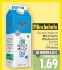 Bio Frische Weidemilch von Gläserne Molkerei im aktuellen E center Prospekt