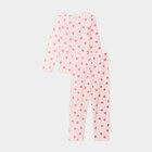 Ensemble pyjama 2 pièces micro polaire rose poudrée fille à 9,99 € dans le catalogue La Halle