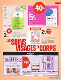 Offre Soin visage dans le catalogue E.Leclerc du moment à la page 11