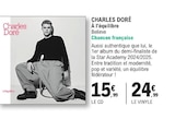 Promo Charles doré à 15,99 € dans le catalogue E.Leclerc à Saint-Dié-des-Vosges