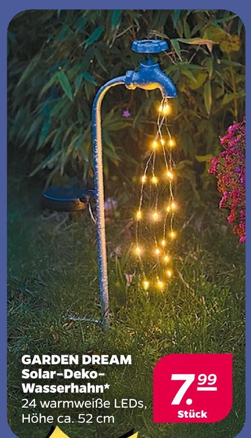 Solar-Deko-Wasserhahn