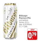 Premium Pils im Angebot bei E center in Maintal Premium Pils Angebote von Bitburger bei E center Maintal für 0,79 €