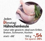 Hähnchenkeule bei E xpress im Berg Prospekt für 0,54 €