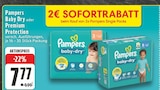 Baby Dry oder Premium Protection Angebote von Pampers bei E center Willich für 2,00 €