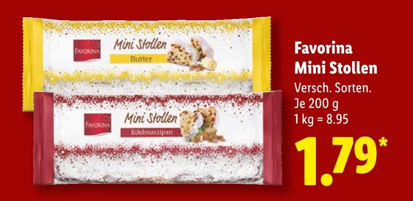 Mini Stollen Edelmarzipan
