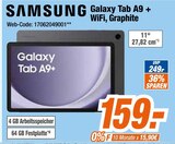 Galaxy Tab A9 + WiFi, Graphite im Angebot bei expert in Neunkirchen Galaxy Tab A9 + WiFi, Graphite Angebote von Samsung bei expert Neunkirchen für 159,00 €
