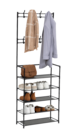 Vestiaire 8 patères & 5 étagères à 15,99 € dans le catalogue Maxi Bazar