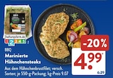Marinierte Hähnchensteaks von BBQ im aktuellen ALDI SÜD Prospekt für 4,99 €