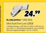 USB-Stick Ultra Dual Drive Luxe 128GB im Angebot bei MEDIMAX in Altenburg USB-Stick Ultra Dual Drive Luxe 128GB Angebote von SanDisk bei MEDIMAX Altenburg für 24,99 €