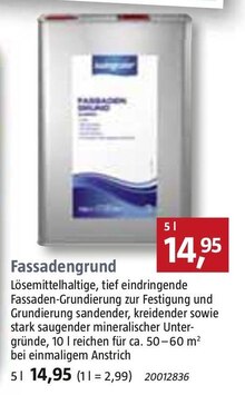 Fassadengrund bei BAUHAUS in Berlin Fassadengrund im Angebot bei BAUHAUS Berlin für 14,95 €