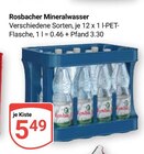 GLOBUS Kaiserslautern - Mineralwasser Angebot im Prospekt Mineralwasser bei GLOBUS im Kaiserslautern Prospekt für 5,49 €