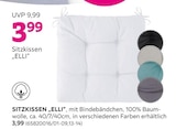Aktuelle Sitzmöbel Angebote bei mömax in Regensburg Aktuelles SITZKISSEN „ELLI“, mit Bindebändchen, 100% Baum Angebot bei mömax in Regensburg ab 3,99 €