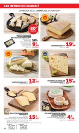Prix et réduction Saint-Nectaire dans le prospectus Super U en cours Offre Saint-Nectaire dans le catalogue Super U du moment à la page 38