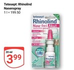 Aktuelles Rhinolind Nasenspray Angebot bei GLOBUS in Herne ab 3,99 €