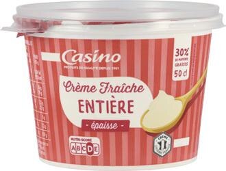 Crème fraîche épaisse entière