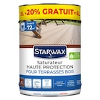 SATURATEUR HP PROTEC. PH.AQU TECK 5L+20% - STARWAX en promo chez Mr.Bricolage SATURATEUR HP PROTEC. PH.AQU TECK 5L+20% - STARWAX dans le catalogue Mr.Bricolage