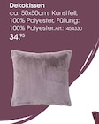 Dekokissen im aktuellen Zurbrüggen Prospekt
