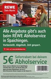 REWE Prospekt "Dein Markt" für Aldingen, 28 Seiten, 13.05.2024 - 18.05.2024