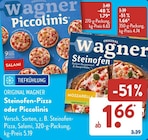 Original Piccolinis im ALDI SÜD Prospekt Steinofen-Pizza von Wagner im aktuellen ALDI SÜD Prospekt für 1,66 €