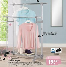 Easy Home von EASY HOME im aktuellen ALDI SÜD Prospekt Kleiderwagen von EASY HOME für 19,99 € bei ALDI SÜD im Angebot