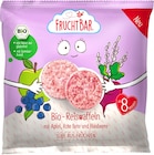 Babysnack Reiswaffeln mit Apfel, rote Bete & Blaubeere ab 8 Monaten Angebote von FruchtBar bei dm-drogerie markt Halberstadt für 1,15 €