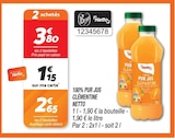 100% pur jus clémentine - Netto en promo chez Netto 100% pur jus clémentine - Netto dans le catalogue Netto