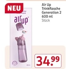 Trinkflasche Angebote von Air Up bei Rossmann Rosenheim für 34,99 €